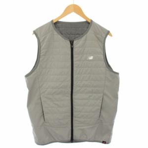 GOLF バイストレッチマットタフタ フルジップ 中綿ベスト 6 グレー 012-1258001