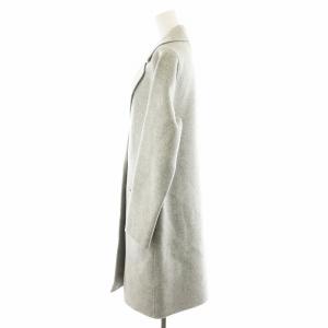 Theory NEW DIVIDE PEIRETTE DF チェスターコート ロング丈 カシミヤ混 アウター P グレー