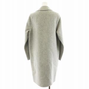 Theory NEW DIVIDE PEIRETTE DF チェスターコート ロング丈 カシミヤ混 アウター P グレー
