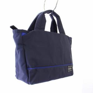 PORTER GIRL 吉田カバン MOUSSE TOTE BAG ハンドバッグ ナイロン 紺 /TK