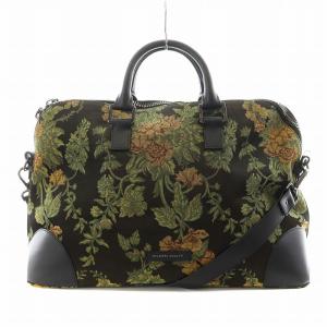 Lucky フローラル ボストンバッグ 花柄 レザー