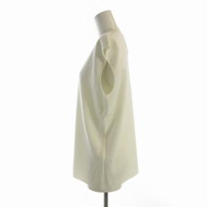iCB タグ付き 23SS ドライコットンアセテート ノースリーブプルオーバー ニット L 白 ホワイト KRCMSM0408
