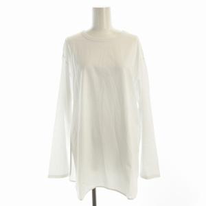 タグ付き カットソー Tシャツ 長袖 大きいサイズ 44 白 ホワイト KKWWNM4302 /EE