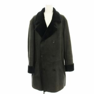 ムートンコート 122-12461-9696 ラムレザー 13 ブラック