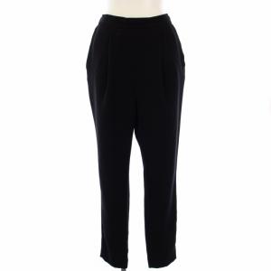 22SS ソフトダブルサテン ゴムジョッパーズ イージーパンツ 40 黒 300FS631-2430 /TK