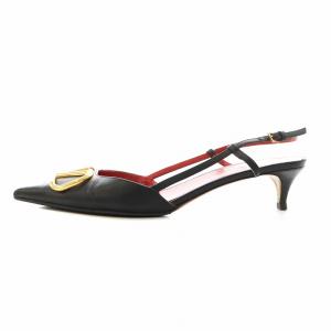 VALENTINO GARAVANI パンプス レザー 39.5 ブラック