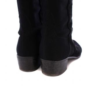 STUART WEITZMAN ニーハイブーツ ロングブーツ スウェード 39 ブラック 968144 /KH