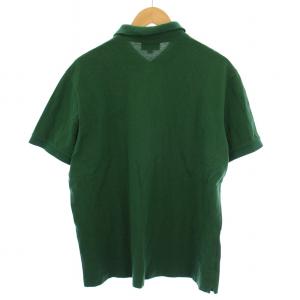 LACOSTE REGULAR FIT ストレッチ パリポロシャツ 半袖 ロゴ刺繍 XL グリーン PH5522L /BM