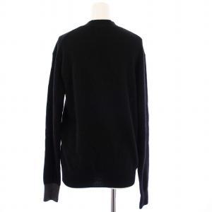 PATOU 23AW ファインニットカーディガン ウール S ブラック 23A-KN131-8041