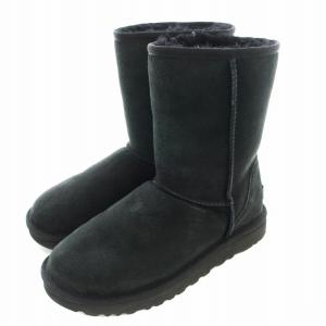 クラシックショート シープスキンブーツ N1016223 ムートンブーツ 23cm 黒 ブラック /G