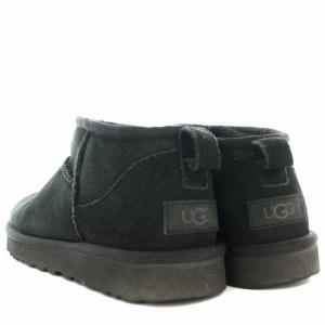 UGG クラシック ウルトラ ミニ N1116109 シープスキン ムートンブーツ 23cm 黒 ブラック /G