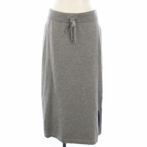 22SS VEGA MARIE ペンシルスカート イージー ロング 38 グレー 03-2107721-035-038