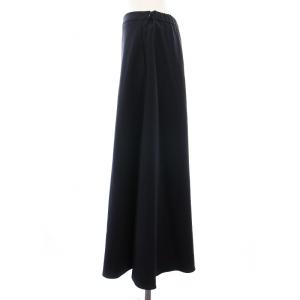 theory luxe 23SS LIVE2 ELMINE フレアスカート ロング 40 紺 /YM