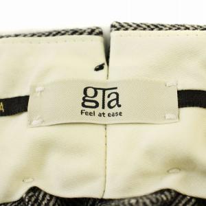 GTA SERGIO ヘリンボーン スラックス E26C00 パンツ ウール混 50 グレー /G