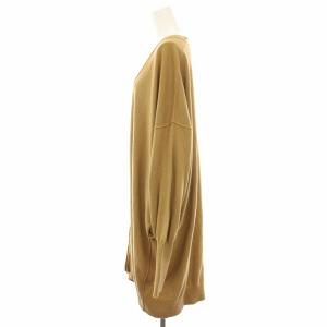 MM6 Maison Margiela マルタンマルジェラ ニットカーディガン ロング Vネック 長袖 カシミヤ混 M キャメル S52HA0159