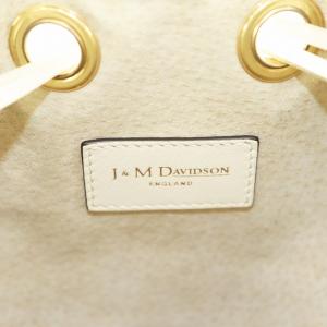J&M DAVIDSON カーニバル ショルダーバッグ ハンドバッグ フリンジ レザー アイボリー /AN1 D
