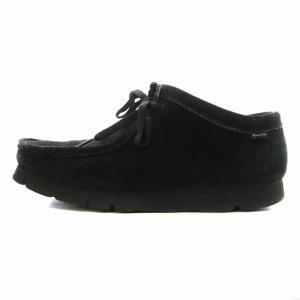 Clarks ワラビー ゴアテックス Wallabee GTX モカシン スエード US9 黒 ブラック /AN7 D