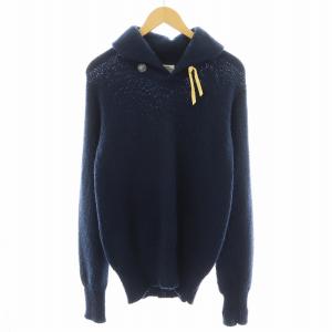 スタージス プルオーバー STURGIS PULLOVER ニット セーター 長袖 ウール 3 紺 ネイビー