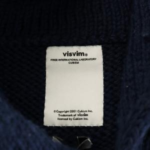 visvim スタージス プルオーバー STURGIS PULLOVER ニット セーター 長袖 ウール 3 紺 ネイビー