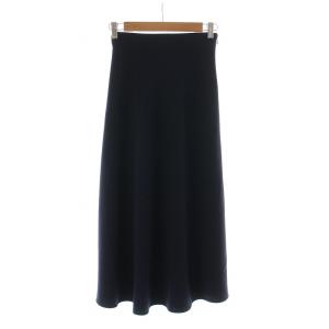 フレアスカート ストレッチ ロング 38 ネイビー YCS-622-076 /NQ