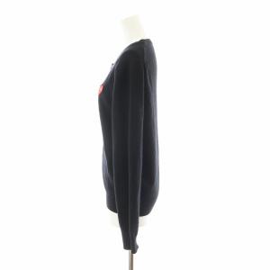 PLAY Comme des Garçons AD2017/5 カーディガン ワンポイント ウール M 黒 ブラック AZ-N007 /AN17