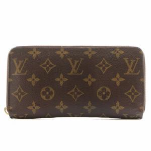 LOUIS VUITTON ジッピーウォレット モノグラム 長財布 ラウンドファスナー 小銭入れ 茶 ブラウン M42616 /AN20