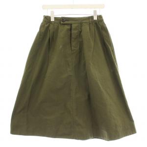 コットンギャザースカート 595-8132502 ひざ下 スカート 1 カーキ /G