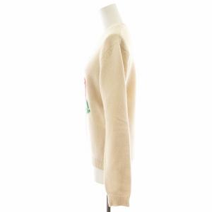 GUCCI ニット セーター さくらんぼ ウール XS アイボリー 629127