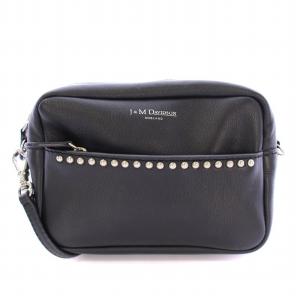 リップスティック チェーンポシェット スタッズ ブラック