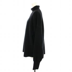 Shinzone コットン カシミヤ タートル ワッフル プルオーバー ニット セーター 長袖 FO 黒 21AMSNI11