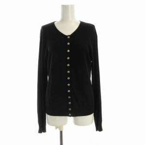 Swing カーディガン ニット クルーネック 長袖 3 黒 ブラック 9018J155 /RO