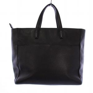 agnes b. トートバッグ ハンドバッグ レザー ネイビー /KH