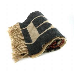 BURBERRY LONDON マフラー ロゴ カシミヤ混 ベージュ /NQ