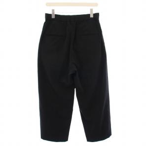 ATON 24AW COTTON VOILE SATIN WIDE EASY PANTS