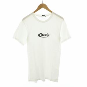 Tシャツ カットソー ロンT 長袖 クルーネック ロゴ 刺繍 M
