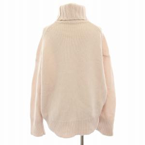 GALERIE VIE ファインウールハイネックプルオーバー ニット セーター タートルネック 長袖 S ピンク 23-02-85-02301