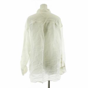 IENA 23SS ラミーリヨセルスリットシャツ ブラウス 長袖 38 ホワイト 23050900061110 /NQ