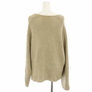 Plage 24SS コットンテープヤーン COTTON TAPE YARN プルオーバー ニット セーター 長袖