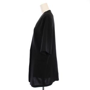 JOURNAL STANDARD 24SS アイアスストレッチハーフスリーブジャケット ノーカラー ダブル 半袖 F 黒 ブラック 24010400904010