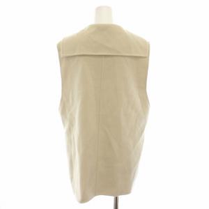 BEAUTY&YOUTH UNITED ARROWS 24AW リバーセーラーベスト プルオーバー ハーフジップ タグ付き FREE ベージュ 1621-199-1801