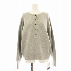 24AW 7G ウール カシミヤ ヘンリーネック 2WAY プルオーバー 316-05-0884 ニット