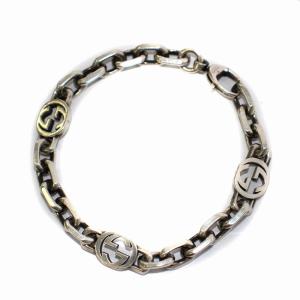 インターロッキングG ブレスレット チェーン Ag925