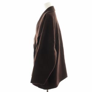 GALLARDAGALANTE 24AW ダブルフェイスショートコート ウール アウター F 茶 ブラウン GGZ1042508A0002