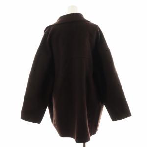 GALLARDAGALANTE 24AW ダブルフェイスショートコート ウール アウター F 茶 ブラウン GGZ1042508A0002