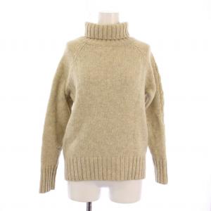 ニット セーター 長袖 タートルネック ウール 2 ベージュ 595-6263508 /BM
