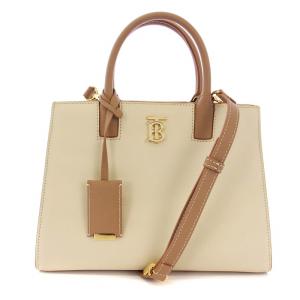 FRANCES MINI トートバッグ 2WAY ホワイト ブラウン 8072522