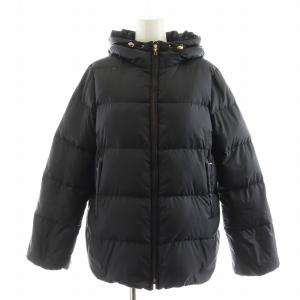 西川ダウン ダウンジャケット フード アウター 38 黒 ブラック NL64CT5500TS /AN38