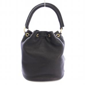 miumiu 2WAY ハンドバッグ 巾着 ブラック