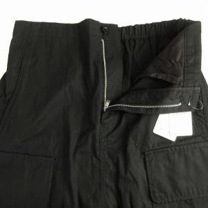 Spick&Span タグ付き カーゴポケットIラインスカート マキシ ロング ワーク 38 黒 ブラック 23-060-200-3042-3-0