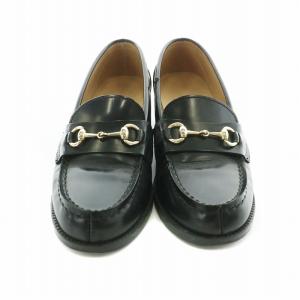 HARUTA ヒールアップビットローファー モカシン 23cm ブラック /NQ